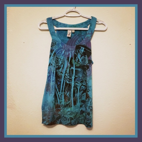 Printed Sleeveless Top - Picture 1 of 2